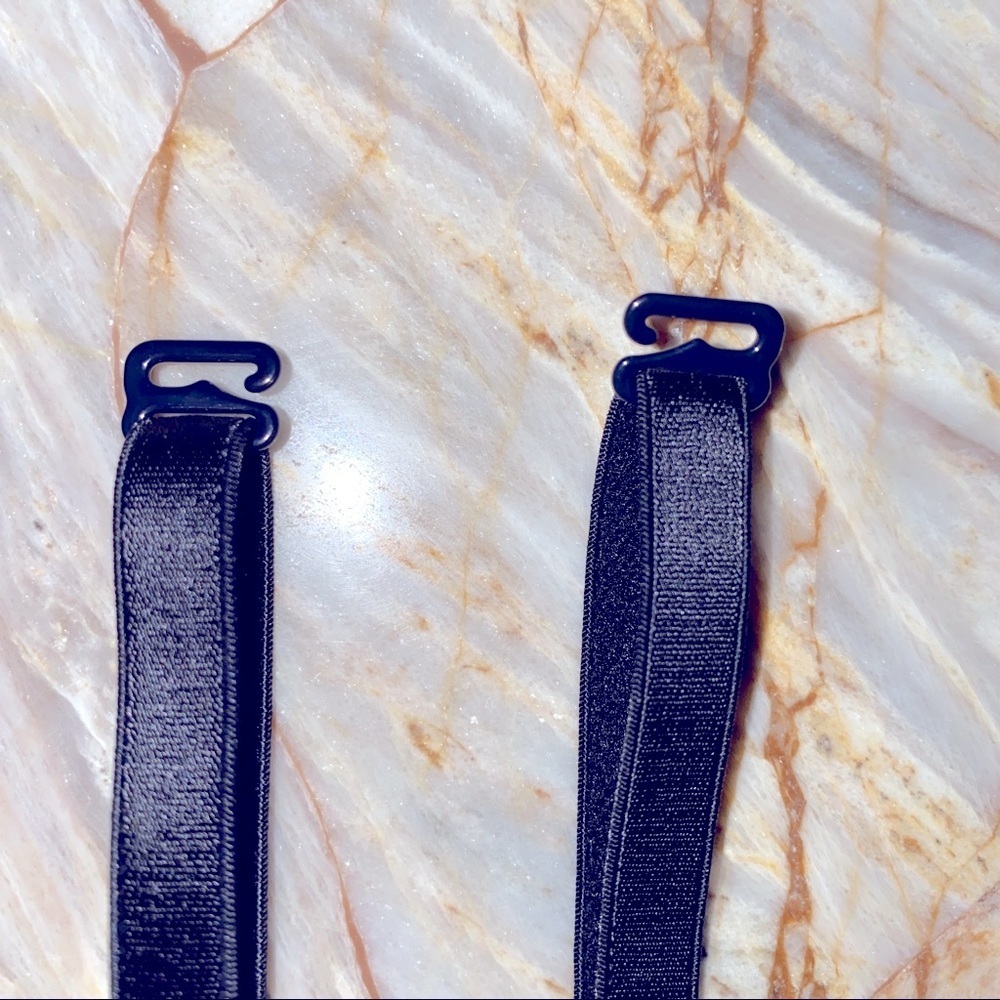 Adjustable‎ Replacement Bra Straps Set: Black
